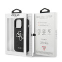Kryt Guess SAFFIANO 4G Metal Logo pro iPhone 13 Pro - black