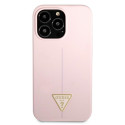 Kryt Guess Silicone Triangle iPhone 13/13 Pro fialová