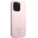 Kryt Guess Silicone Triangle iPhone 13/13 Pro fialová