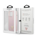 Kryt Guess Silicone Triangle iPhone 13/13 Pro fialová