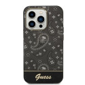 Kryt Guess BANDANA PAISLEY pro iPhone 14 Pro Max - černý