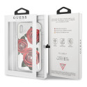 Kryt Guess FLOWER DESIRE pro iPhone X/XS - transparentní