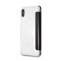 Kryt Karl Lagerfeld SIGNATURE GLITTER iPhone X/XS černý