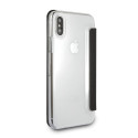 Kryt Karl Lagerfeld SIGNATURE GLITTER iPhone X/XS černý