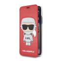 Kryt Karl Lagerfeld KARL SPACE COSMONAUT iPhone X/XS - červený