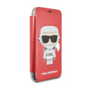 Kryt Karl Lagerfeld KARL SPACE COSMONAUT iPhone X/XS - červený