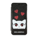 Kryt Karl Lagerfeld VALENTINE pro iPhone X/XS - černý