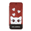 Kryt Karl Lagerfeld VALENTINE iPhone X/XS - červený