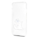 Kryt Karl Lagerfeld CHOUPETTE FUN iPhone XS Max transparentní