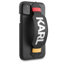 Kryt Karl Lagerfeld STRAP pro iPhone 11 Pro – černý