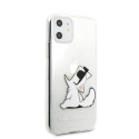 Kryt Karl Lagerfeld CHOUPETTE FUN pro iPhone 11/XR - transparent