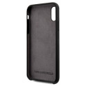 Kryt Karl Lagerfeld GLOSSY BAUHAUS iPhone X/XS - black