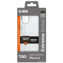 Kryt SBS Extreme Active D3O pro iPhone 16e/17e - transparentní
