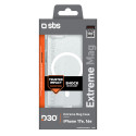 Kryt SBS EXTREME MAG D3O MagSafe iPhone 16e/17e – transparentní