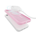 Kryt Puro GRADIENT MagSafe pro iPhone 16e/17e – růžová
