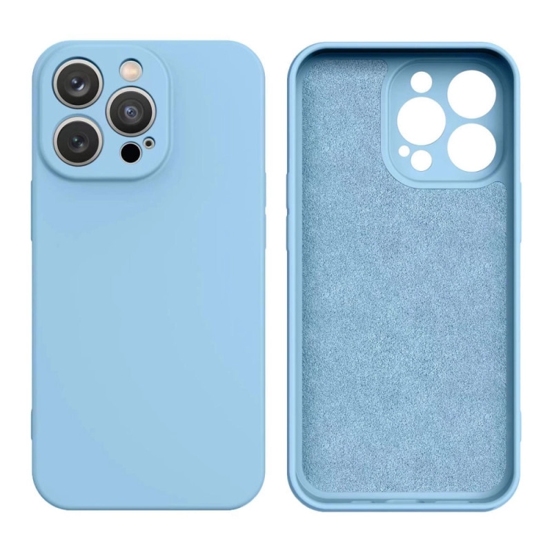 Kryt Hurtel SILICONE CASE pro iPhone 16e / 17e - modrý