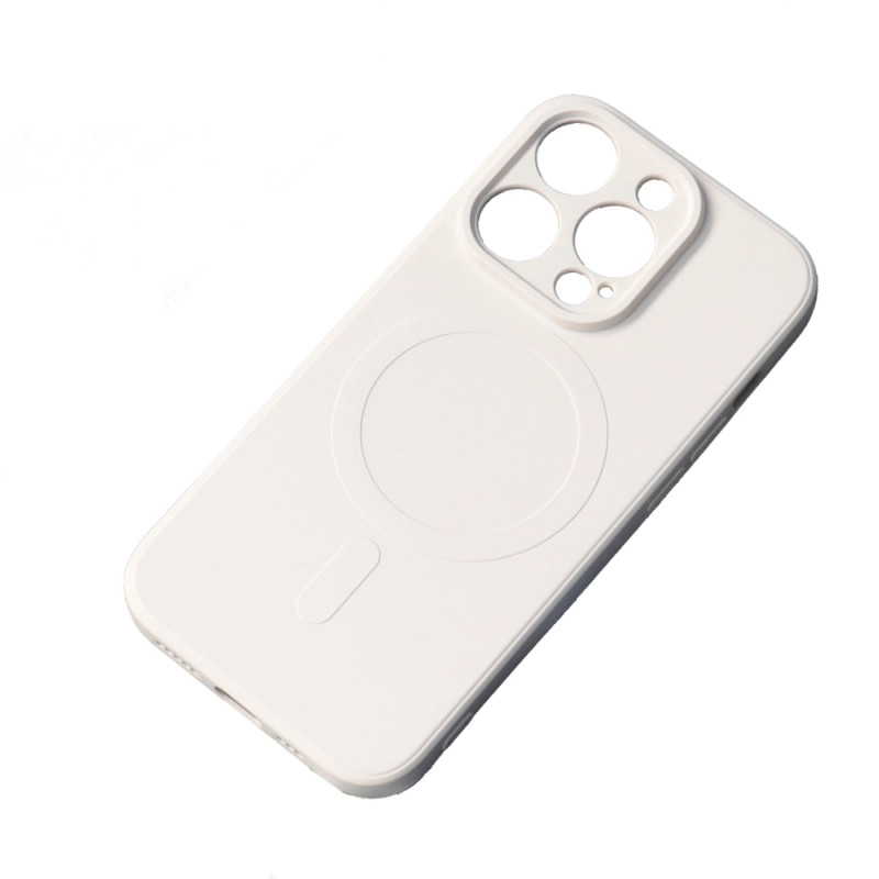 Kryt Hurtel SILICONE CASE MAGSAFE pro iPhone 16e / 17e - béžový