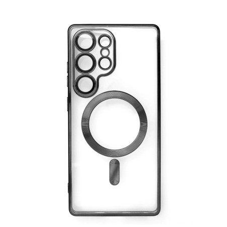 Kryt Hurtel Electroplated s MagSafe pro iPhone 16e/17e - černá