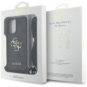 Kryt Guess 4G Big Logo Cord pro iPhone 16 – černý