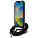 Kryt Guess 4G Big Logo Cord Stap pro iPhone 16 Plus – hnědý