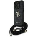 Kryt Guess 4G BIG LOGO pro iPhone 16 Pro Max - černý