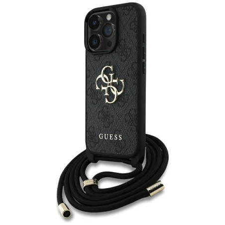 Kryt Guess 4G BIG LOGO pro iPhone 16 Pro Max - černý