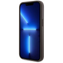 Kryt GUESS 4G STRIPES s MagSafe pro iPhone 15 - hnědý