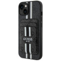 Kryt Guess 4G STRIPES s MagSafe iPhone 15 - black