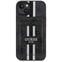 Kryt Guess 4G STRIPES s MagSafe iPhone 15 - black