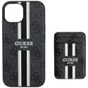 Kryt Guess 4G STRIPES s MagSafe iPhone 15 - black
