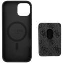 Kryt Guess 4G STRIPES s MagSafe iPhone 15 - black