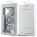 Kryt Guess Glitter Flowers pro iPhone 16 - black