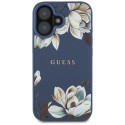 Kryt Guess pro iPhone 16 – modrý MagSafe