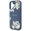 Kryt Guess pro iPhone 16 – modrý MagSafe