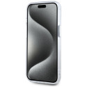 Kryt Karl Lagerfeld IML Metal pro iPhone 15 – bílý
