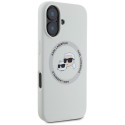 Kryt Karl Lagerfeld DOUBLE HEADS pro iPhone 16 béžový