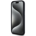 Kryt Karl Lagerfeld SILICONE SHADOW Metal iPhone 15 – černý
