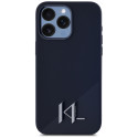 Kryt Karl Lagerfeld SILICONE SHADOW pro iPhone 15 Pro - černý