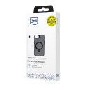 Kryt 3mk Smoke Case Mag&Stand iPhone 16E - black