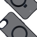 Kryt 3mk Smoke Case Mag&Stand iPhone 16E - black