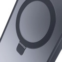 Kryt 3mk Smoke Case Mag&Stand iPhone 16E - black