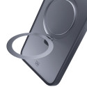Kryt 3mk Smoke Case Mag&Stand iPhone 16E - black