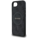 Kryt Guess PU Leather 4G Ring pro iPhone 16e - černý
