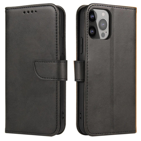 Hurtel Magnet Case s flipem pro iPhone 16e/17e – černá