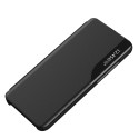 Pouzdro Hurtel Eco Leather View Case iPhone 16e/17e – černé