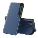 Hurtel Eco Leather View Case pro iPhone 16e - modré