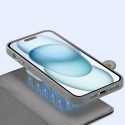 Pouzdro Dux Ducis LAWA pro iPhone 15 – šedé
