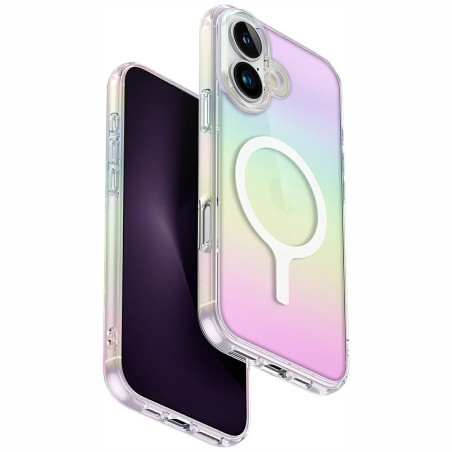 Kryt UNIQ Iridescia Magclick iPhone 16 - multicolor