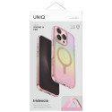 Pouzdro UNIQ IRIDESCIA Magclick iPhone 16 Pro - růžová