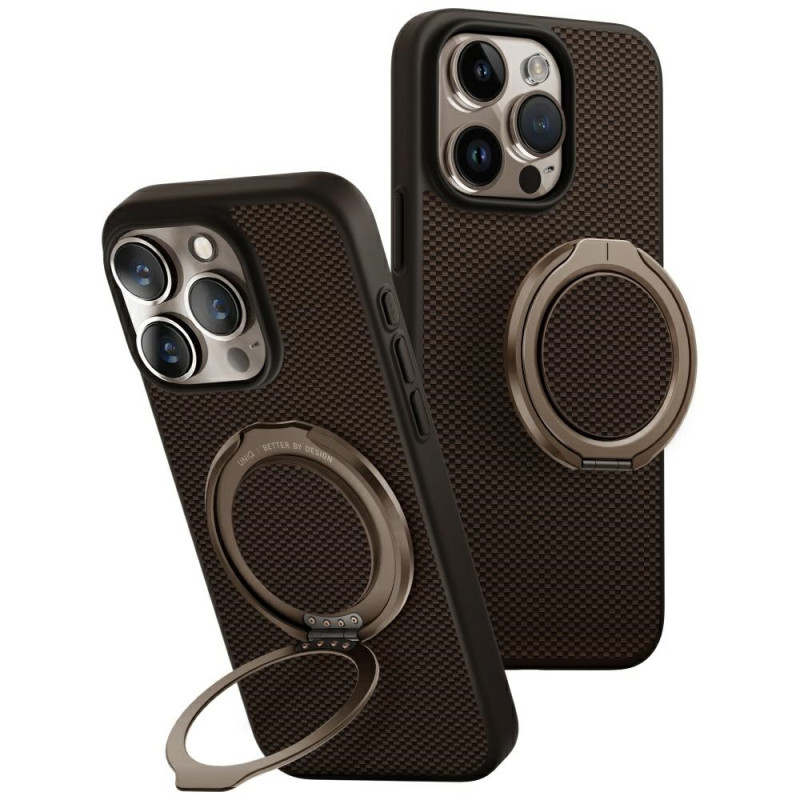 Kryt UNIQ Keva Air Magclick GripFit pro iPhone 16 Pro - brown